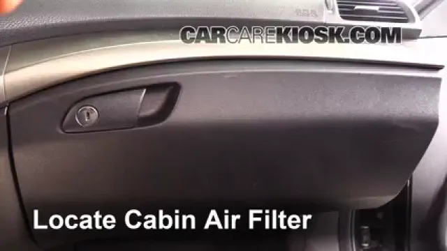 2009 Acura TSX 2.4L 4 Cyl. Filtre à air (intérieur) Changement